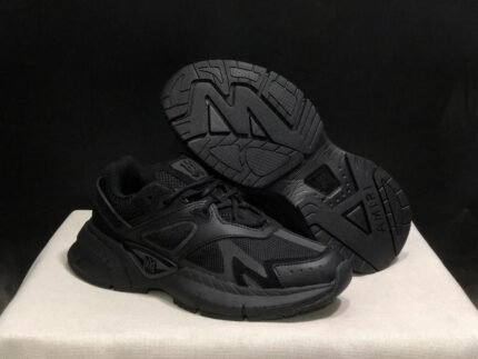 AMIRI Leather Trimmed MA Runner Sneakers