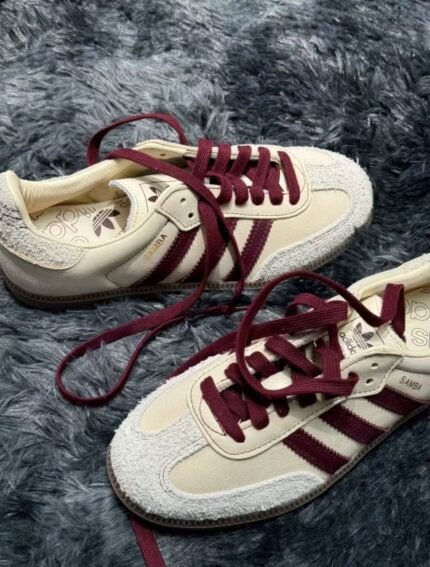 ADIDAS SAMBA OG WHITE MAROON